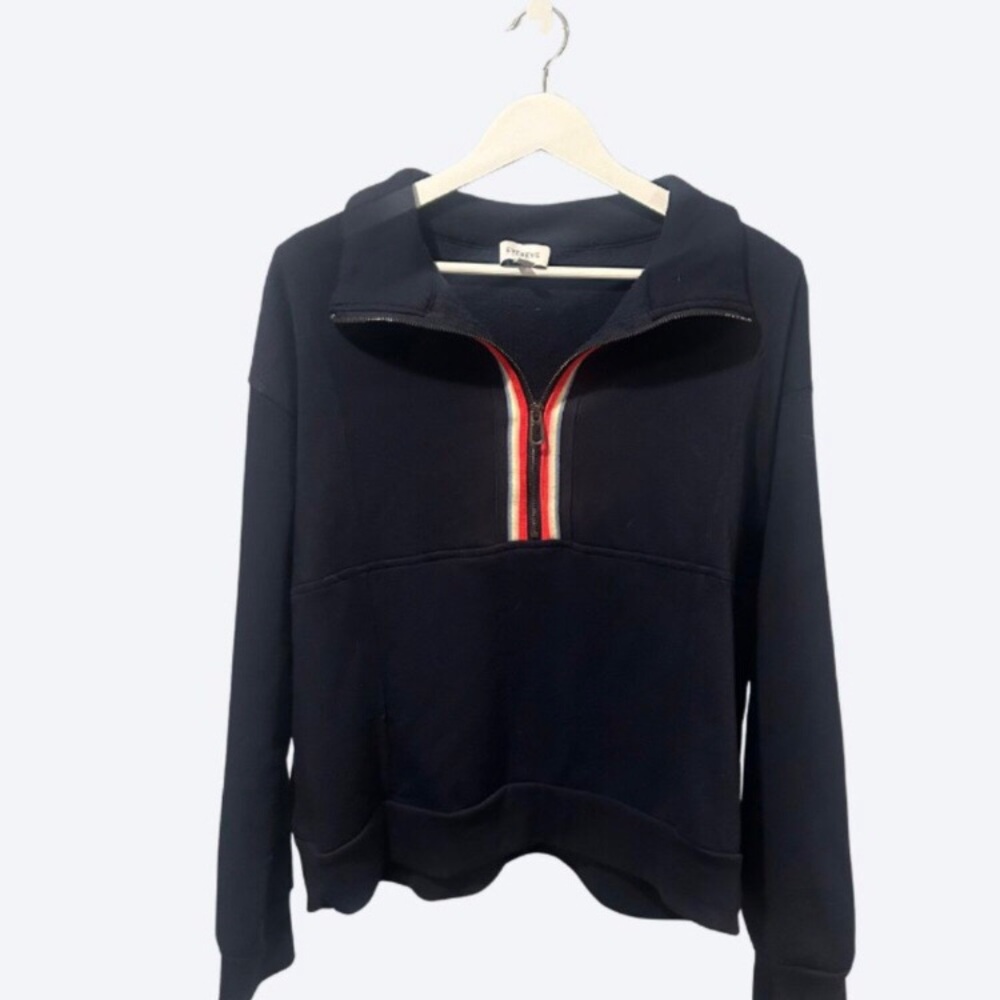 EVEREVE Quarter-Zip Pullover with Striped Trim - Picture 2 of 3